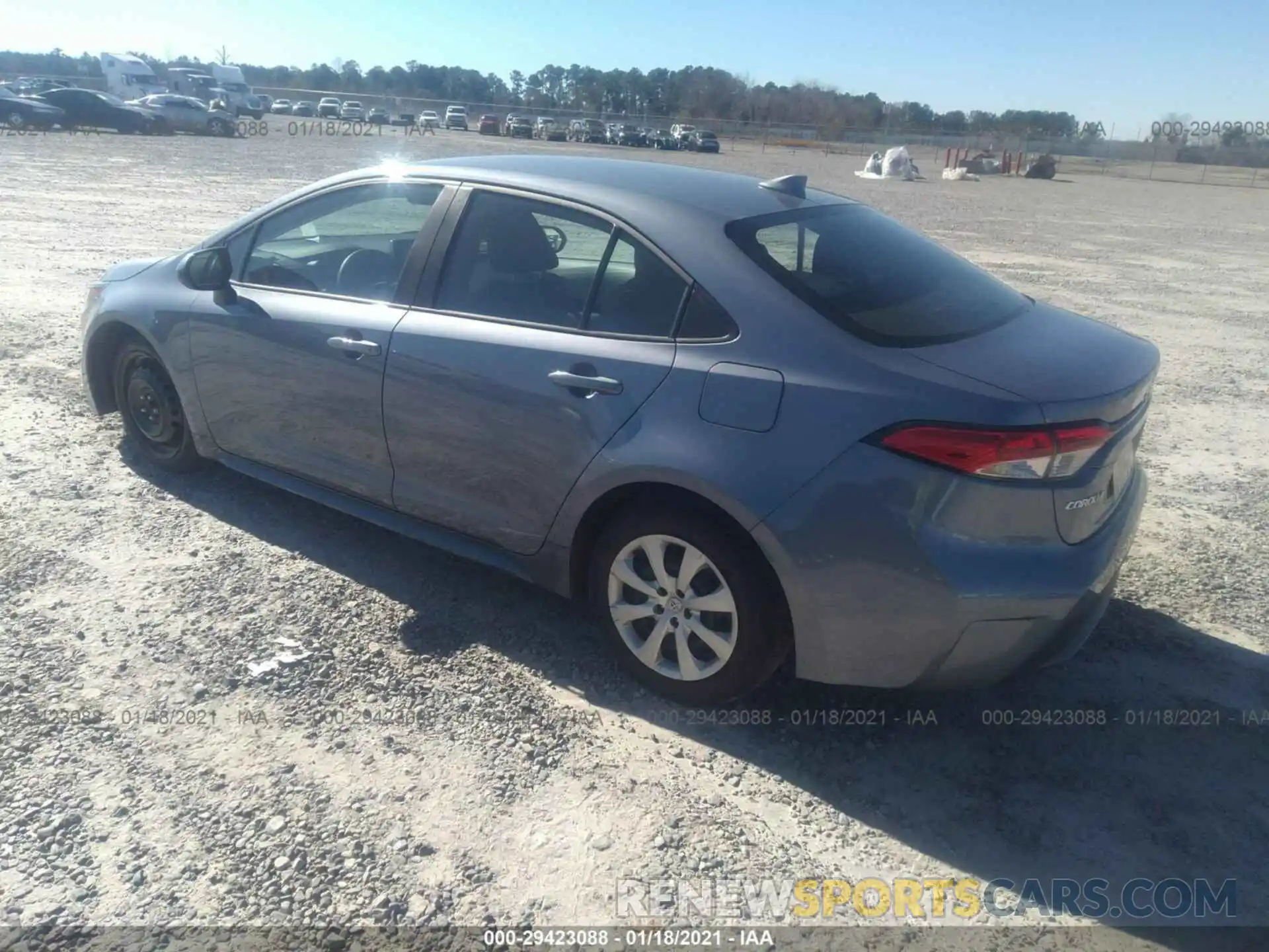 3 Photograph of a damaged car 5YFEPRAE1LP117760 TOYOTA COROLLA 2020