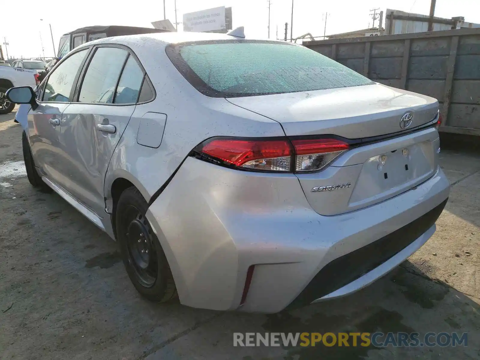 3 Photograph of a damaged car 5YFEPRAE1LP117774 TOYOTA COROLLA 2020