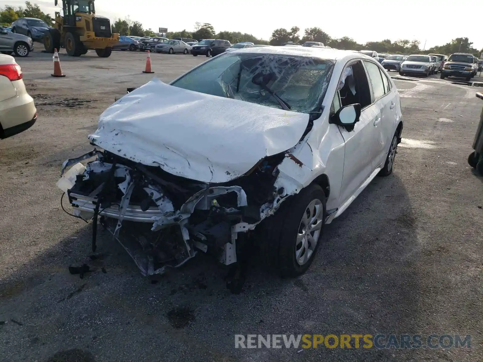 2 Photograph of a damaged car 5YFEPRAE1LP118259 TOYOTA COROLLA 2020