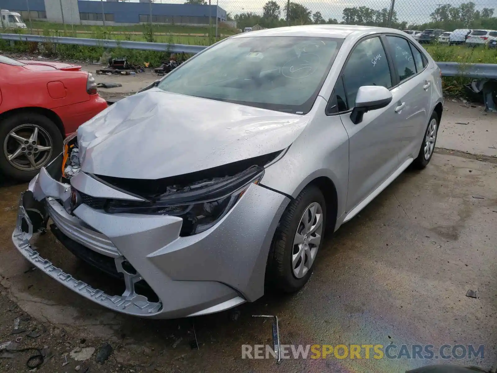 2 Photograph of a damaged car 5YFEPRAE1LP118567 TOYOTA COROLLA 2020