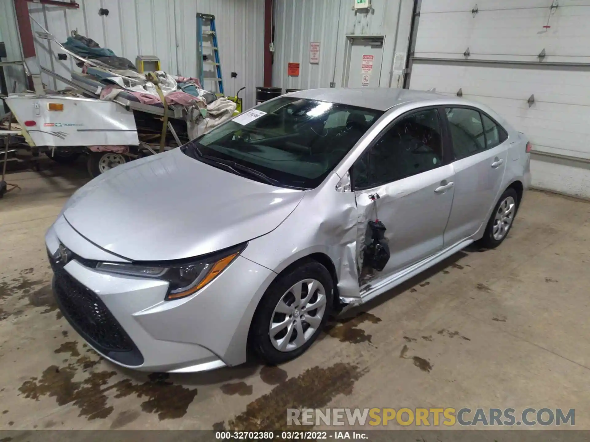 2 Photograph of a damaged car 5YFEPRAE1LP119167 TOYOTA COROLLA 2020