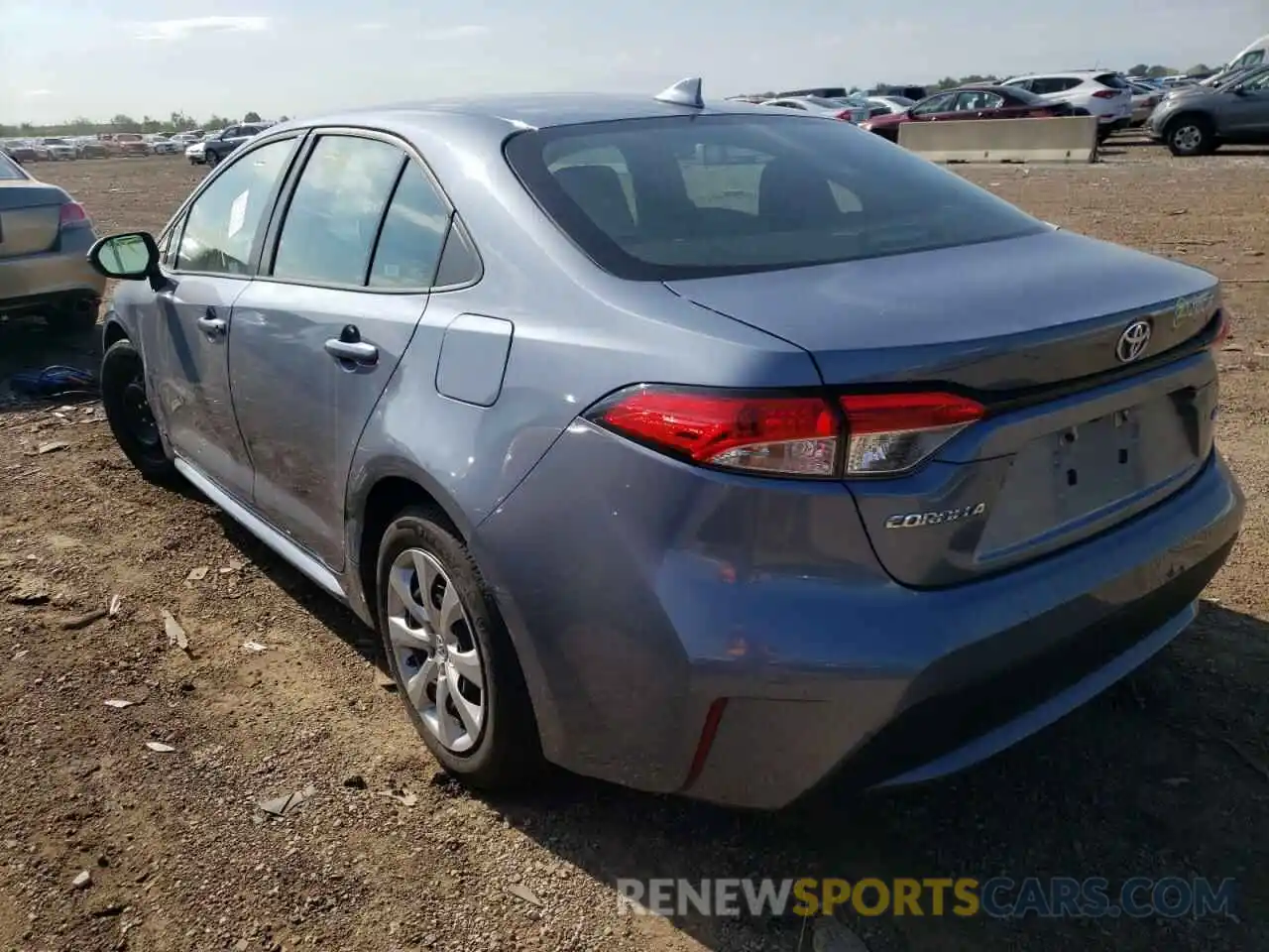 3 Photograph of a damaged car 5YFEPRAE1LP119380 TOYOTA COROLLA 2020