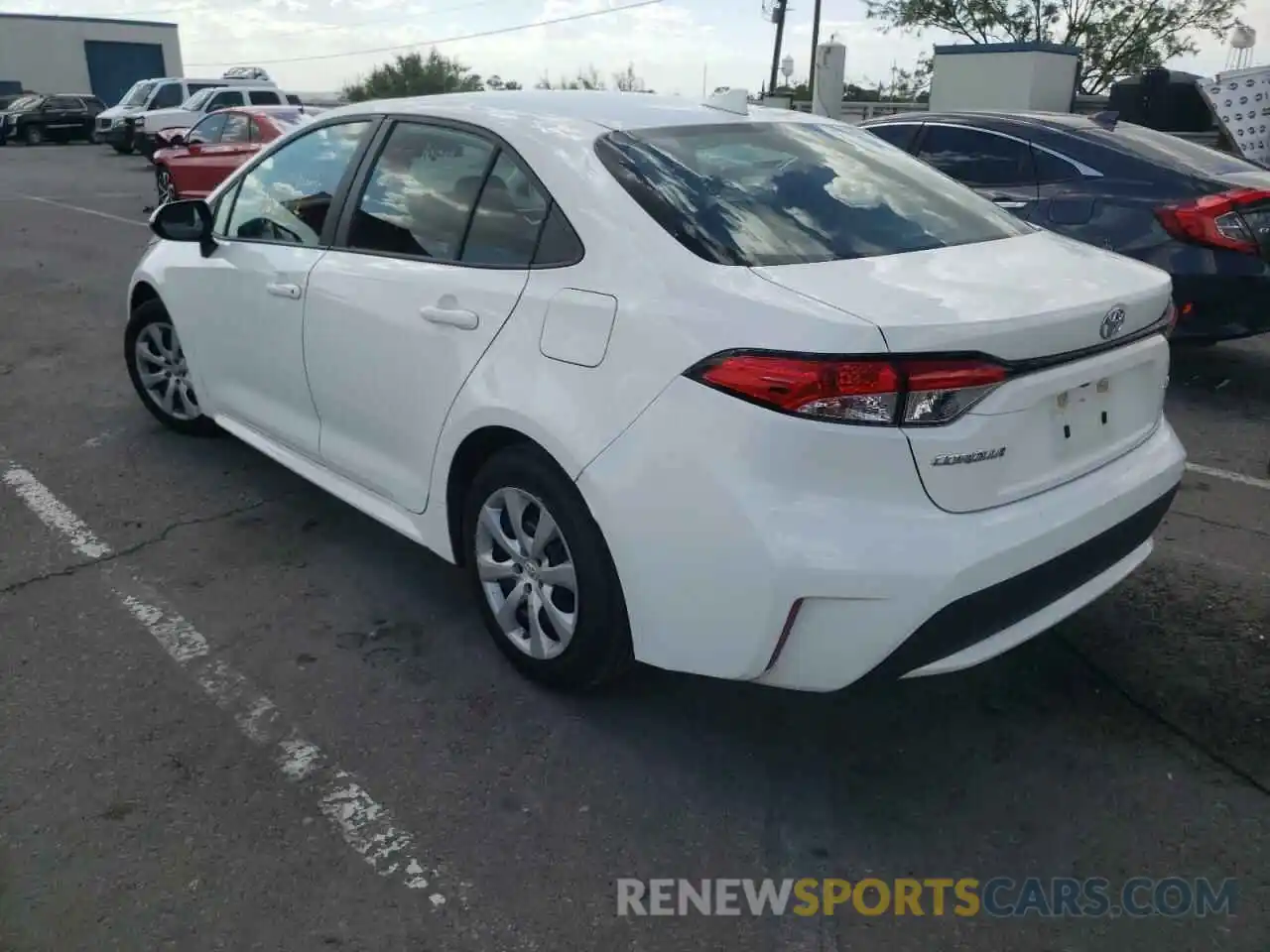 3 Photograph of a damaged car 5YFEPRAE1LP120187 TOYOTA COROLLA 2020