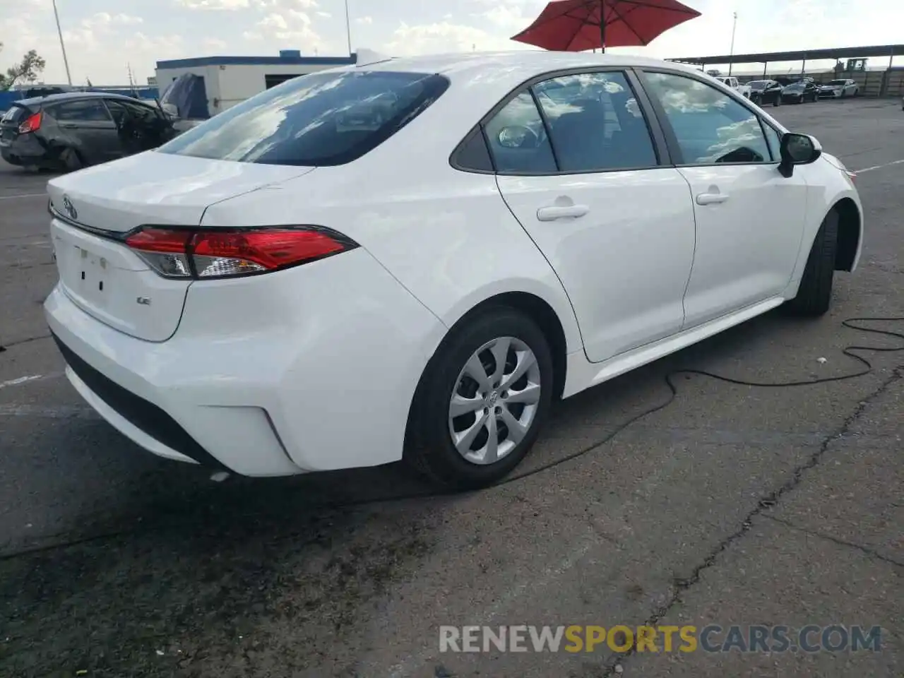 4 Photograph of a damaged car 5YFEPRAE1LP120187 TOYOTA COROLLA 2020