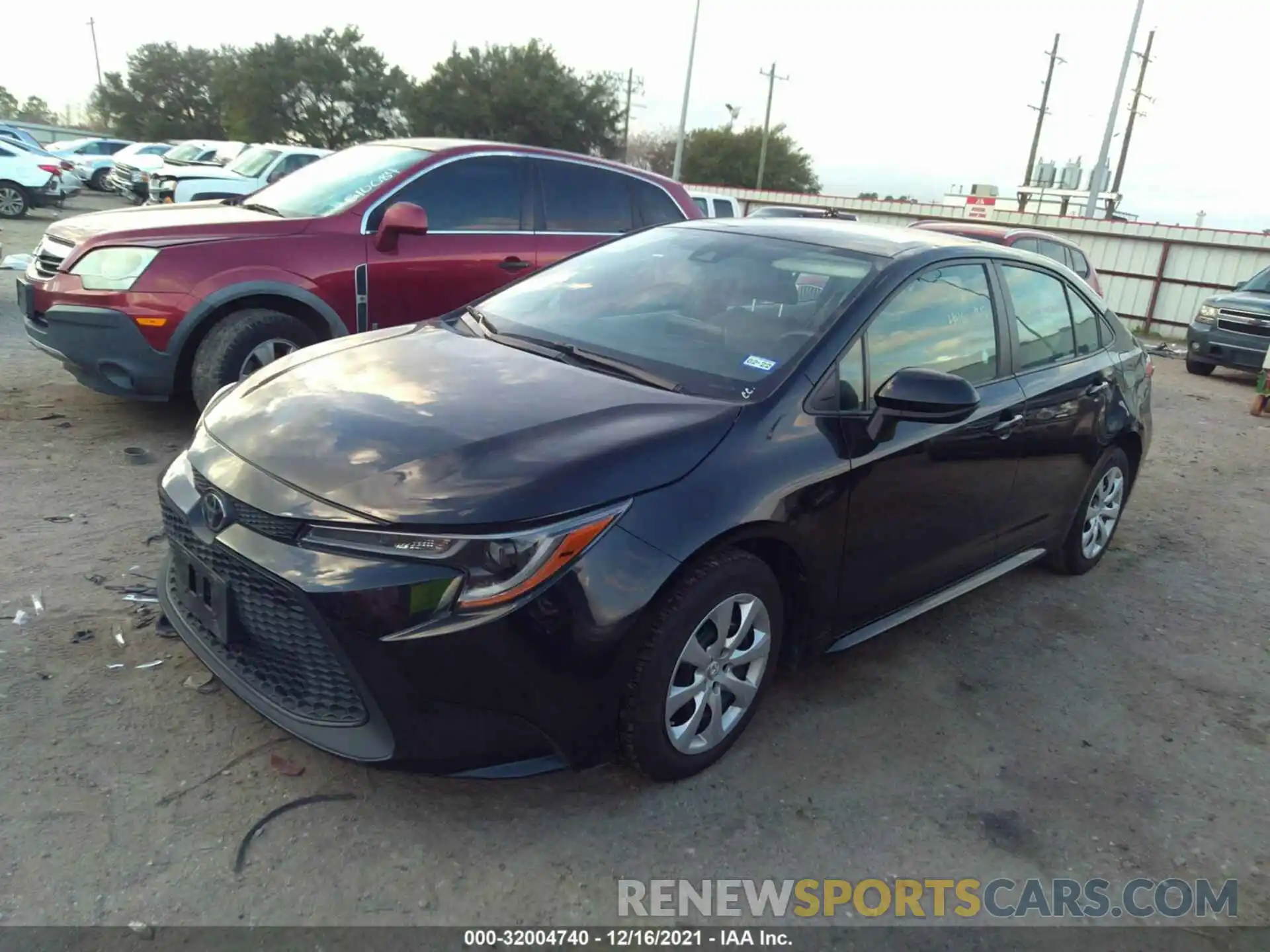 2 Photograph of a damaged car 5YFEPRAE1LP120447 TOYOTA COROLLA 2020