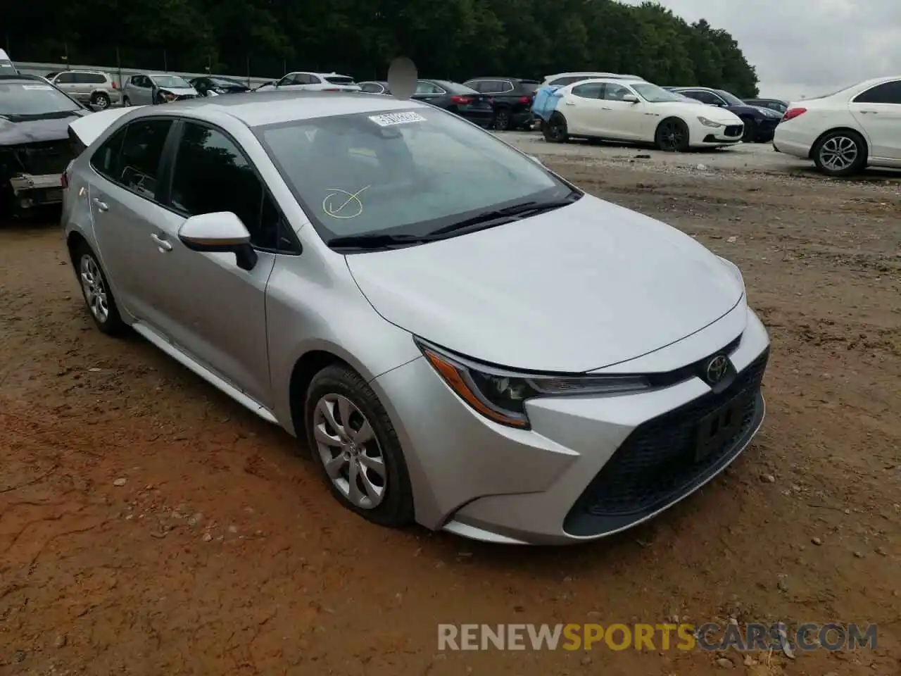 1 Photograph of a damaged car 5YFEPRAE1LP120710 TOYOTA COROLLA 2020