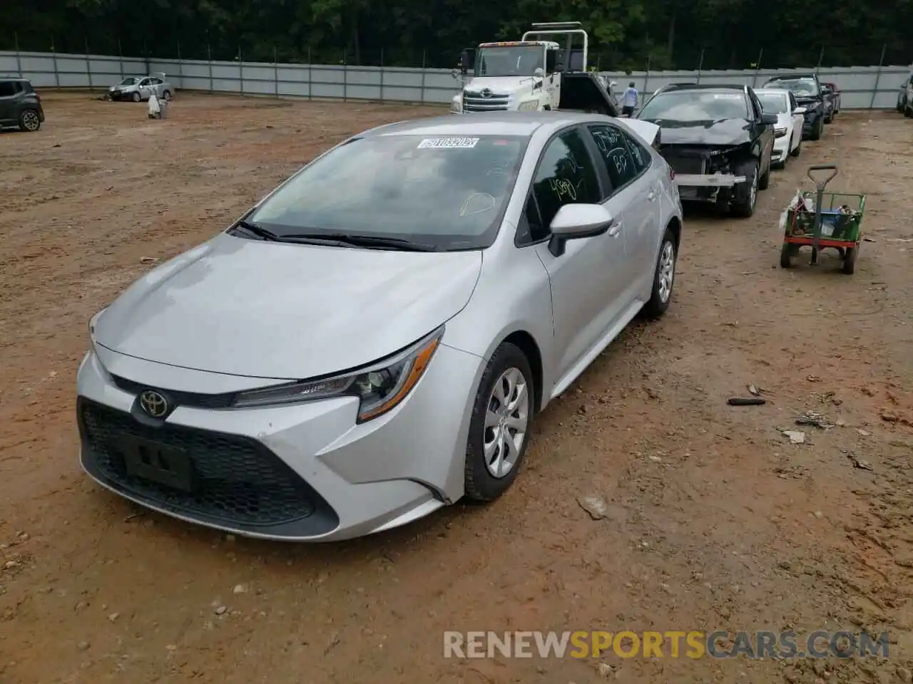 2 Photograph of a damaged car 5YFEPRAE1LP120710 TOYOTA COROLLA 2020