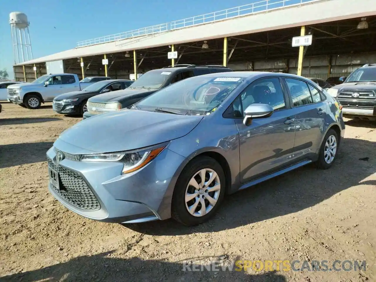 2 Photograph of a damaged car 5YFEPRAE1LP121128 TOYOTA COROLLA 2020