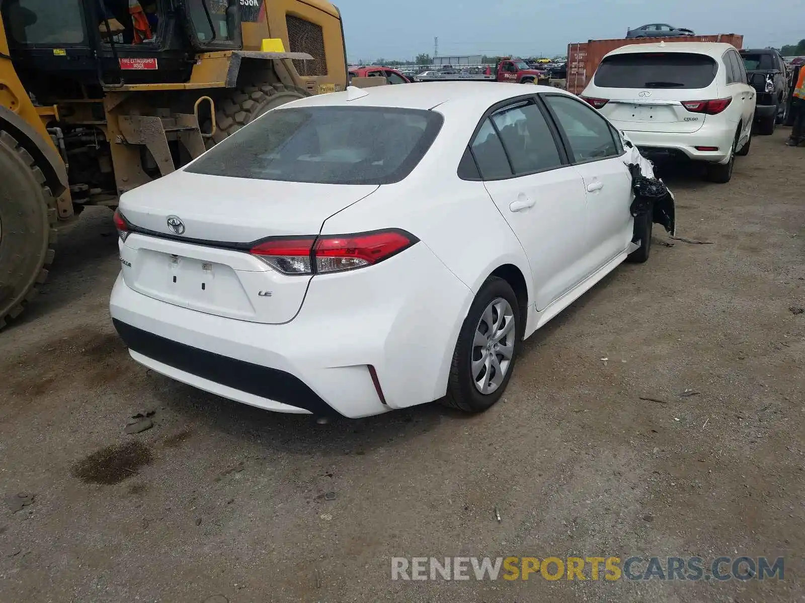 4 Photograph of a damaged car 5YFEPRAE1LP121341 TOYOTA COROLLA 2020