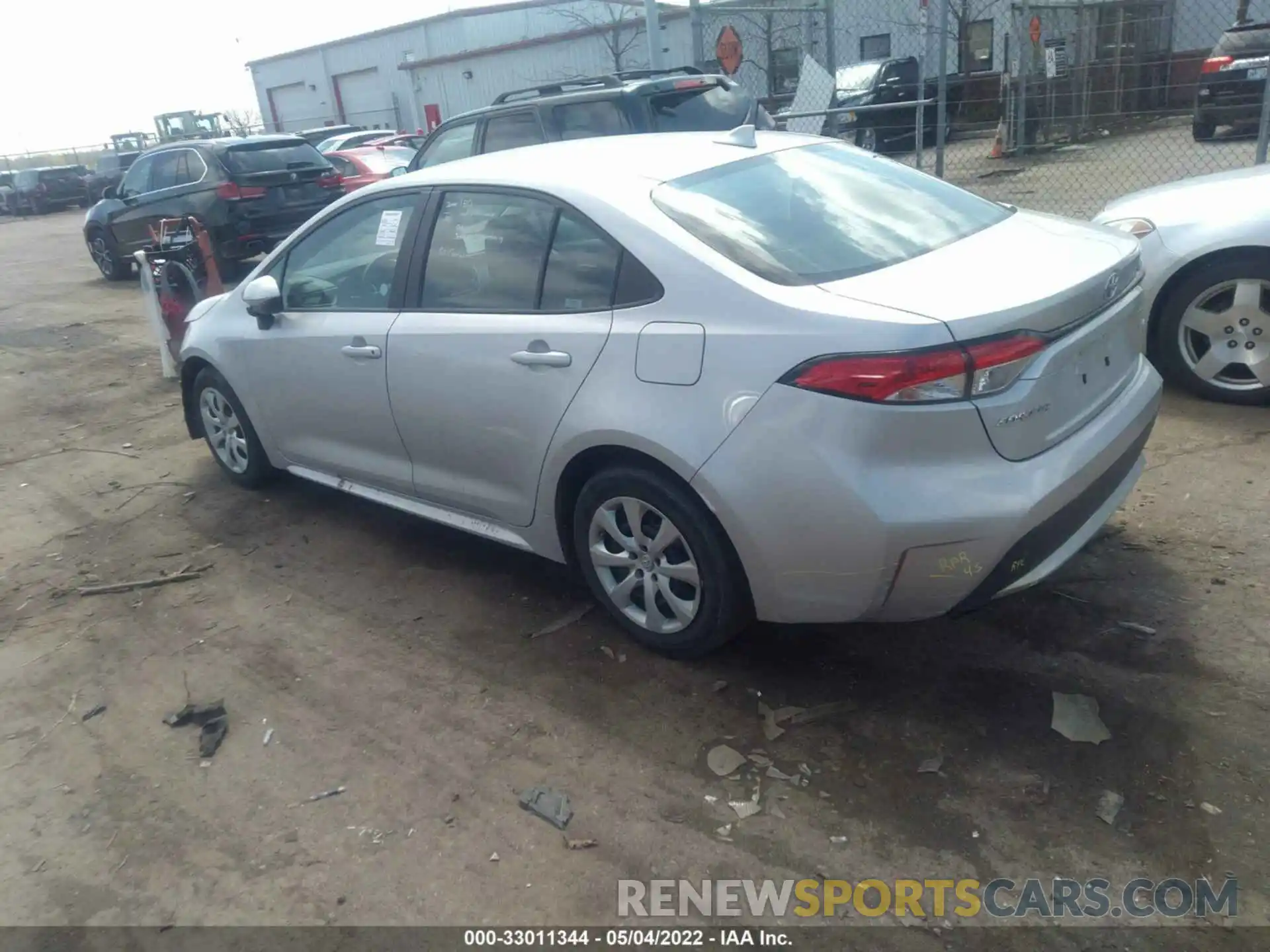 3 Photograph of a damaged car 5YFEPRAE1LP121548 TOYOTA COROLLA 2020