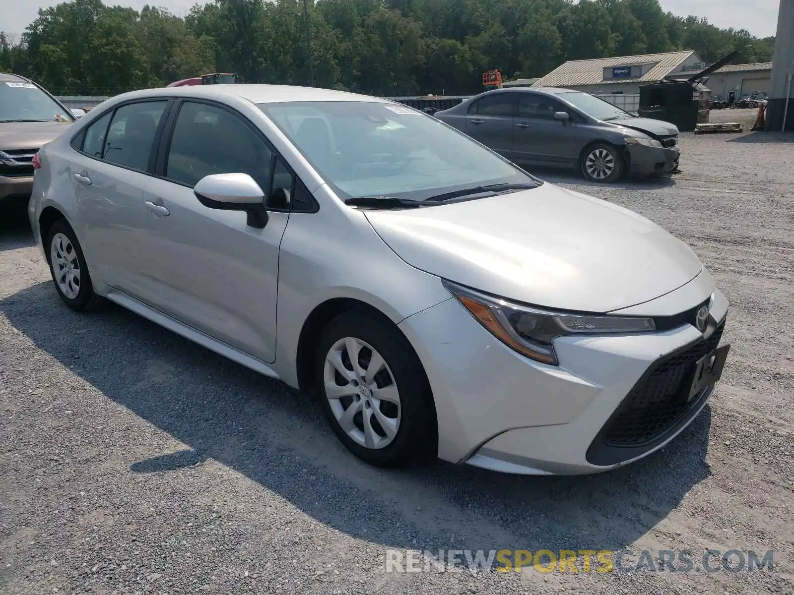 1 Photograph of a damaged car 5YFEPRAE1LP121842 TOYOTA COROLLA 2020