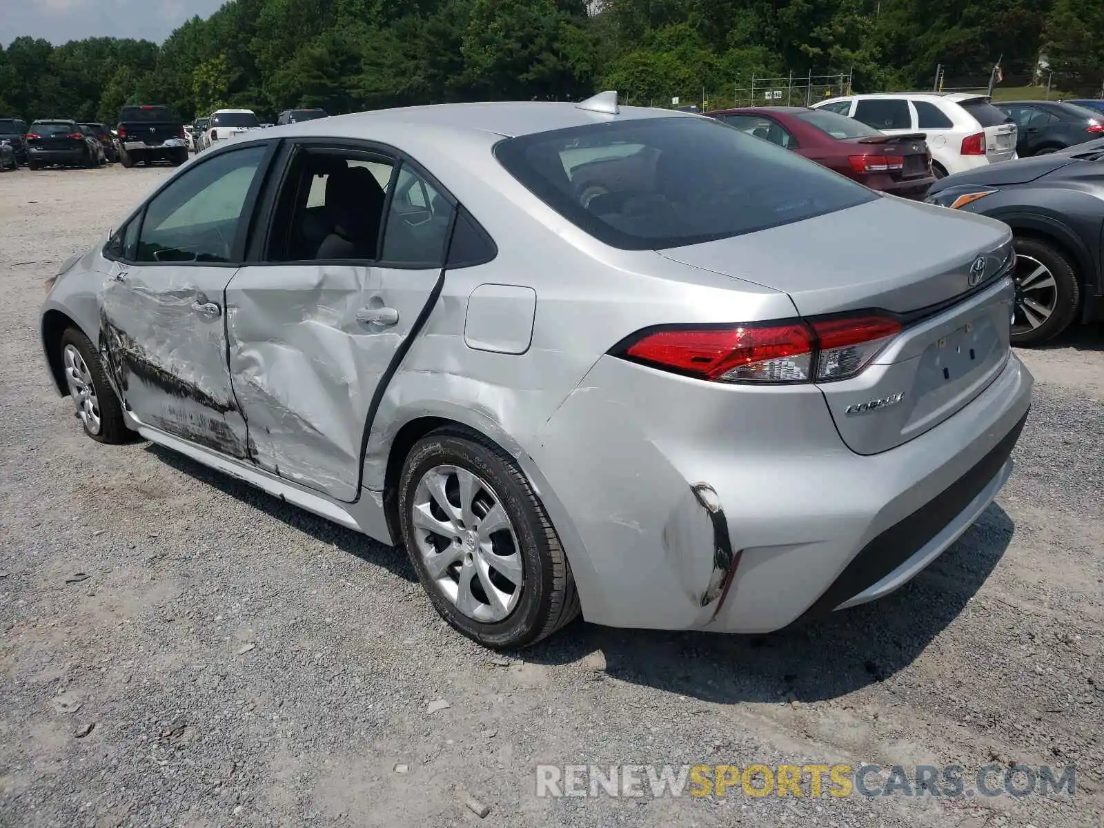 3 Photograph of a damaged car 5YFEPRAE1LP121842 TOYOTA COROLLA 2020