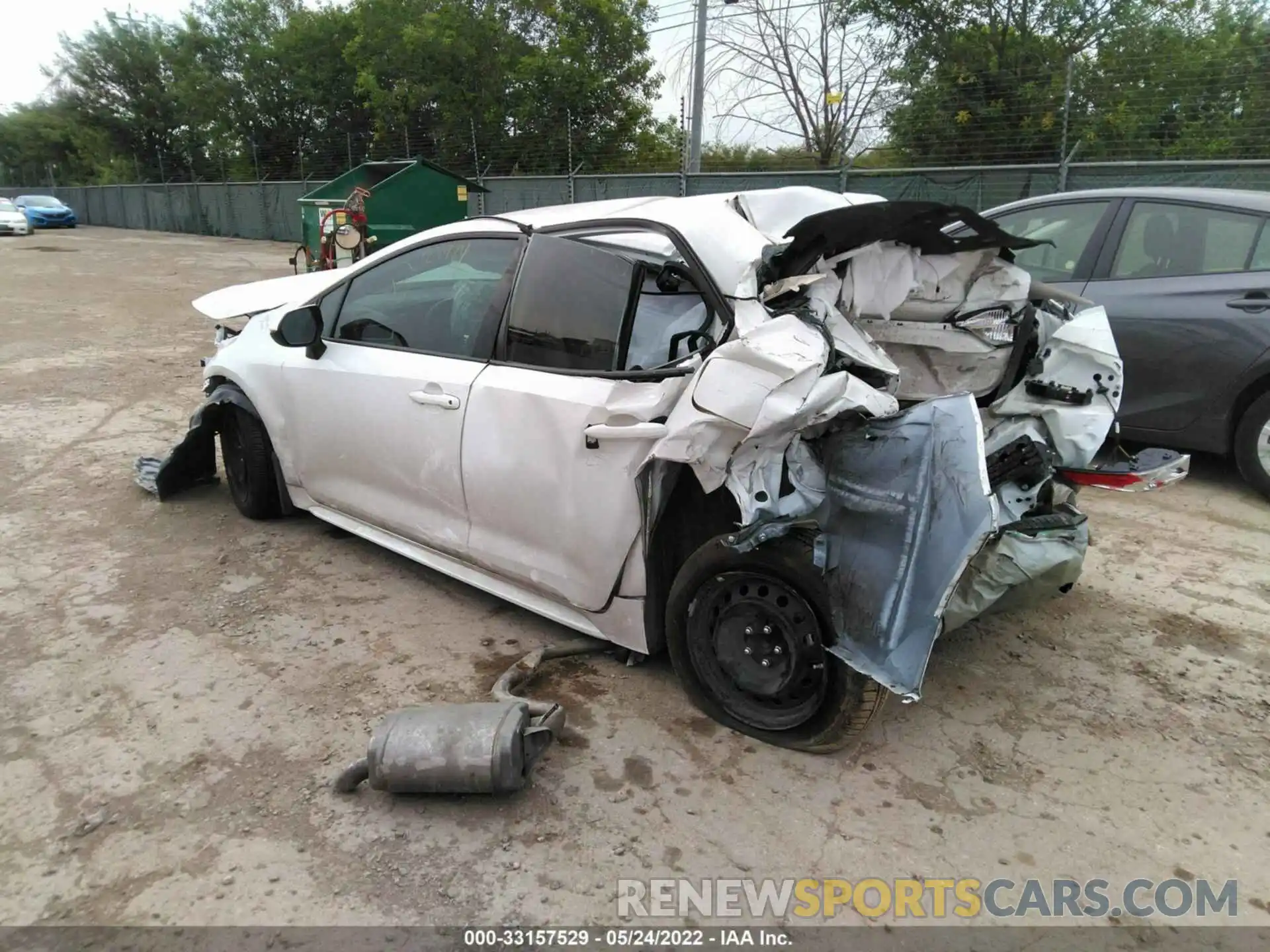 3 Photograph of a damaged car 5YFEPRAE1LP122974 TOYOTA COROLLA 2020