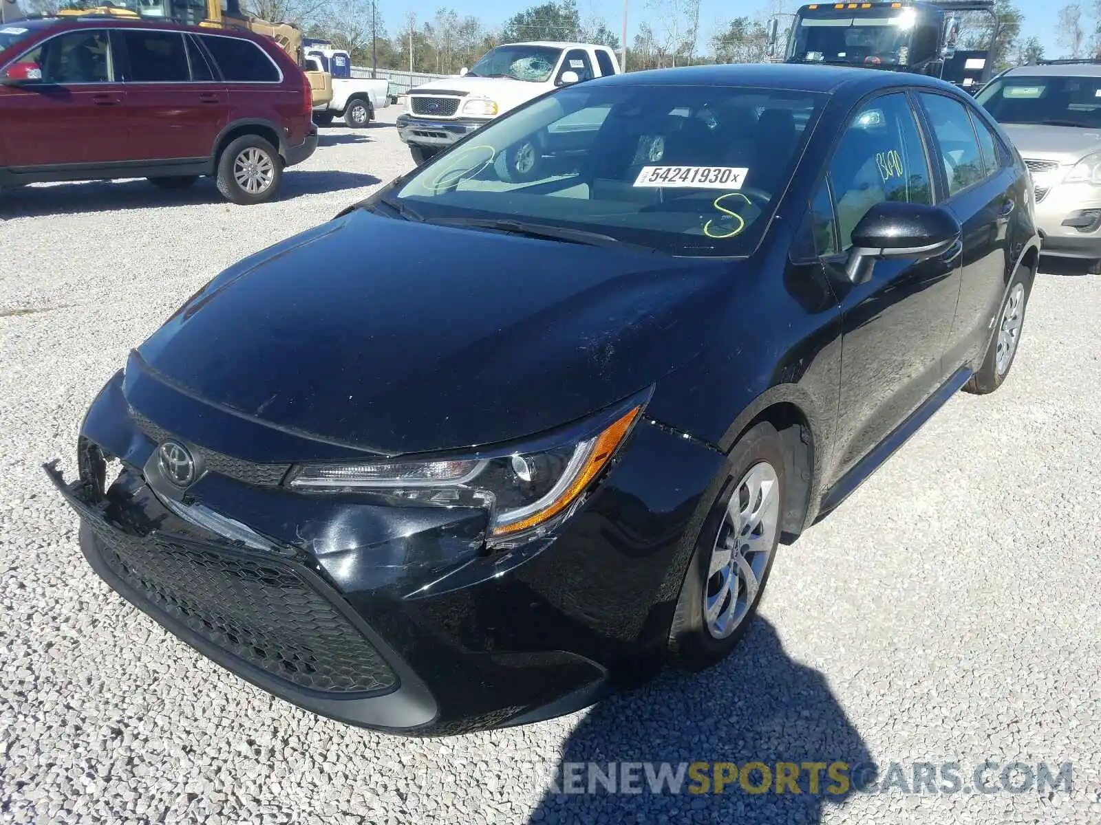 2 Photograph of a damaged car 5YFEPRAE1LP123252 TOYOTA COROLLA 2020