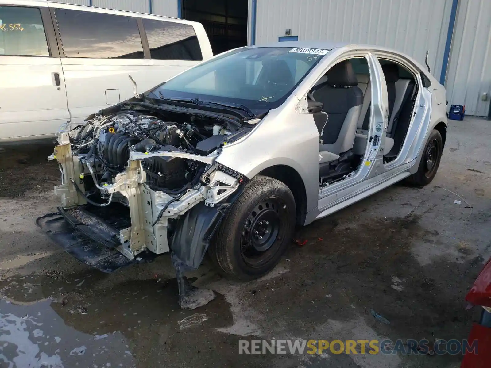 2 Photograph of a damaged car 5YFEPRAE1LP123770 TOYOTA COROLLA 2020