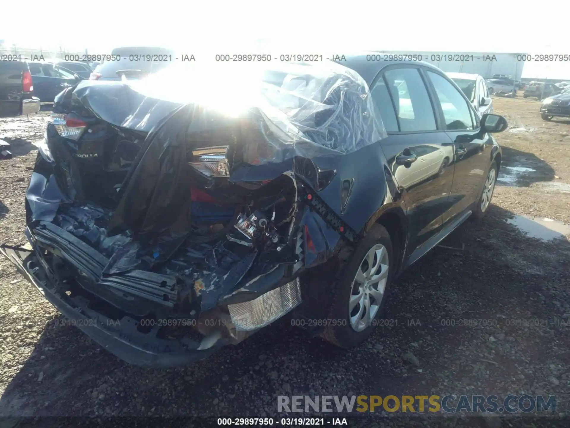 4 Фотография поврежденного автомобиля 5YFEPRAE1LP124322 TOYOTA COROLLA 2020