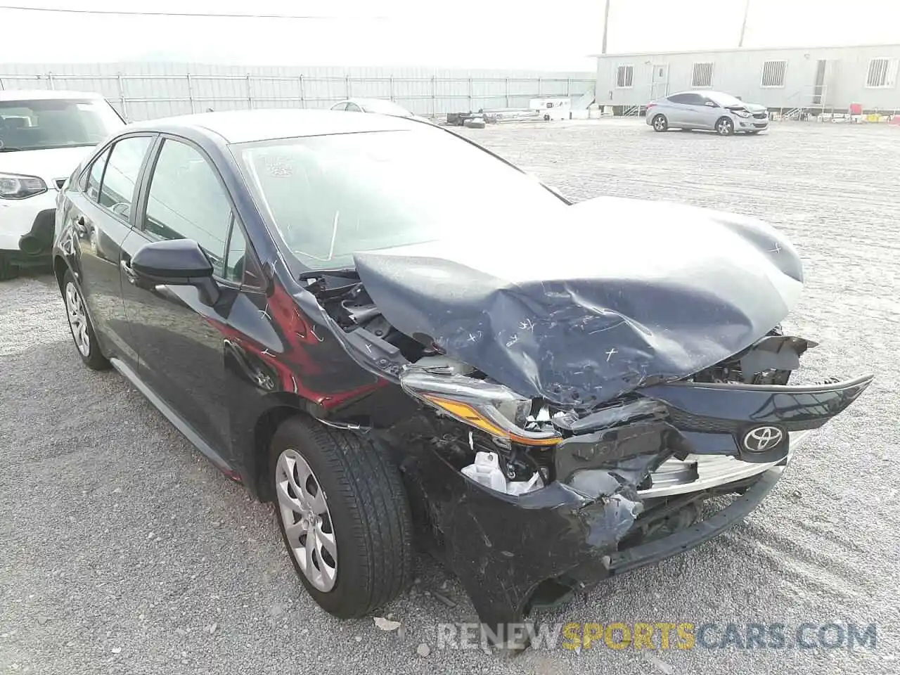 1 Photograph of a damaged car 5YFEPRAE1LP124515 TOYOTA COROLLA 2020