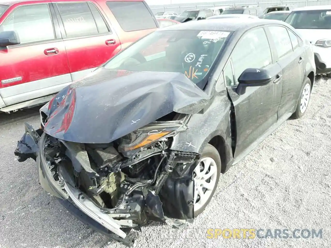 2 Photograph of a damaged car 5YFEPRAE1LP124515 TOYOTA COROLLA 2020