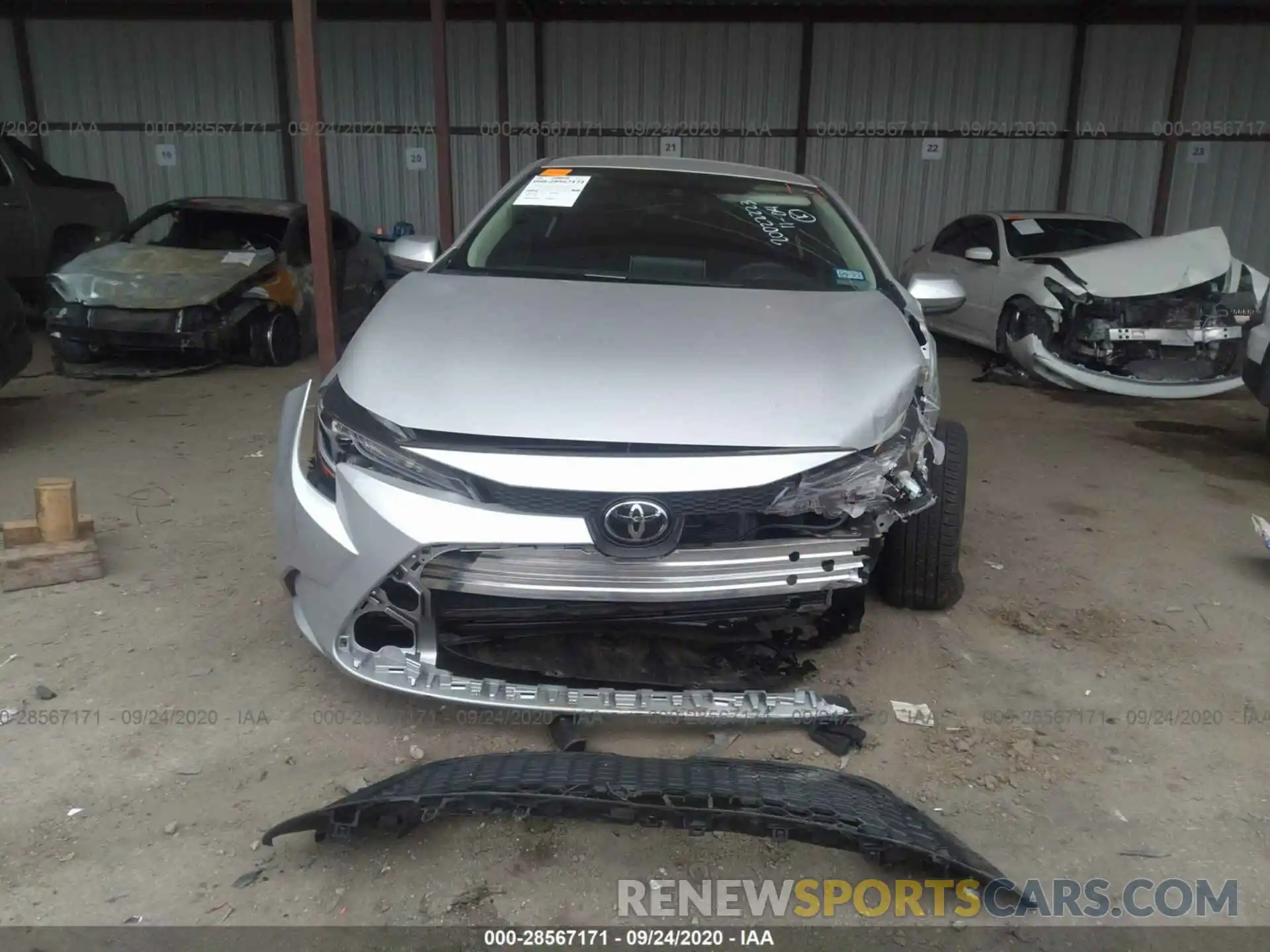 6 Photograph of a damaged car 5YFEPRAE1LP124899 TOYOTA COROLLA 2020