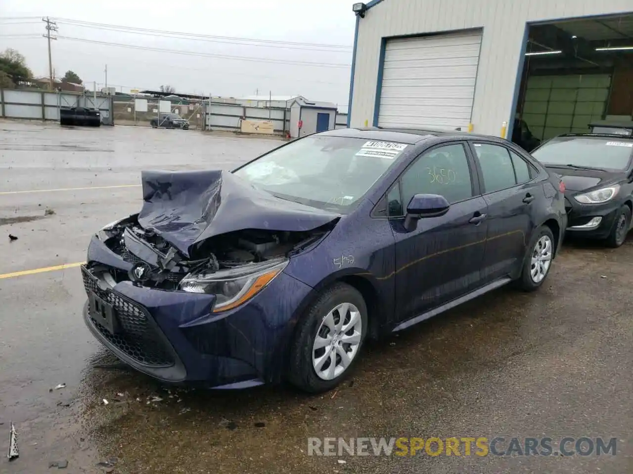 2 Photograph of a damaged car 5YFEPRAE1LP125132 TOYOTA COROLLA 2020