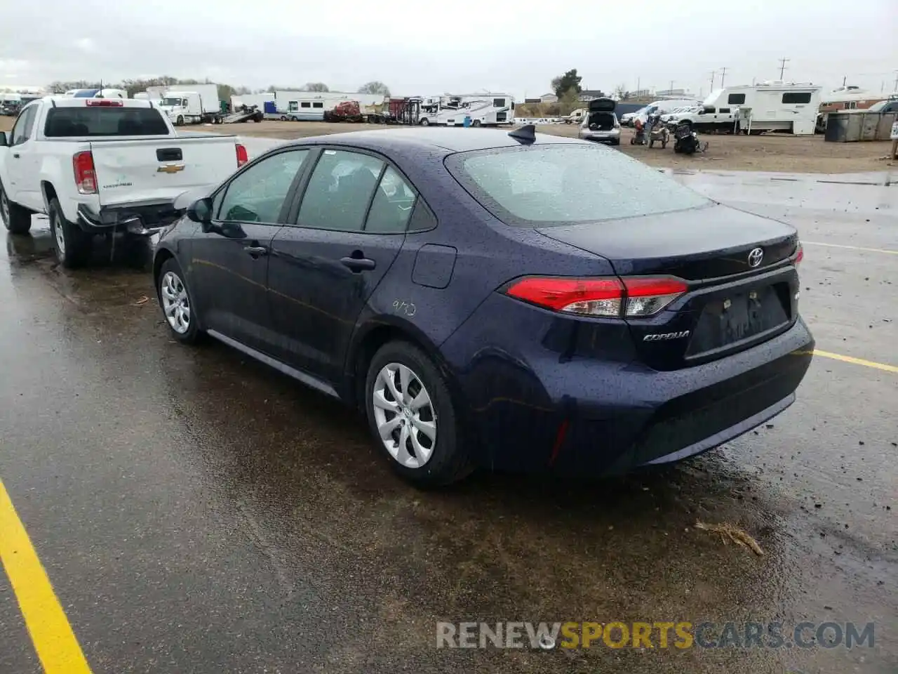 3 Photograph of a damaged car 5YFEPRAE1LP125132 TOYOTA COROLLA 2020