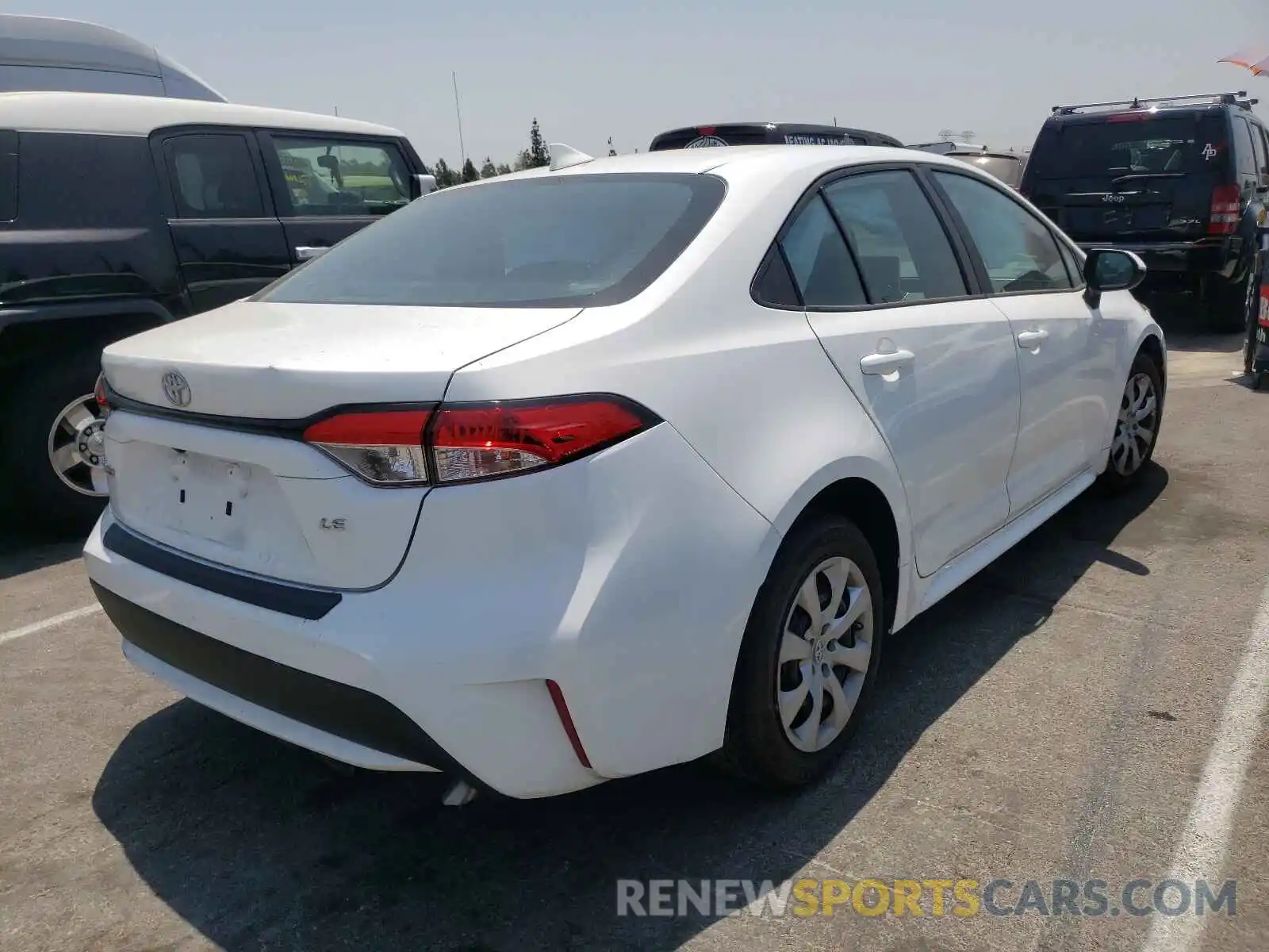 4 Photograph of a damaged car 5YFEPRAE1LP126653 TOYOTA COROLLA 2020