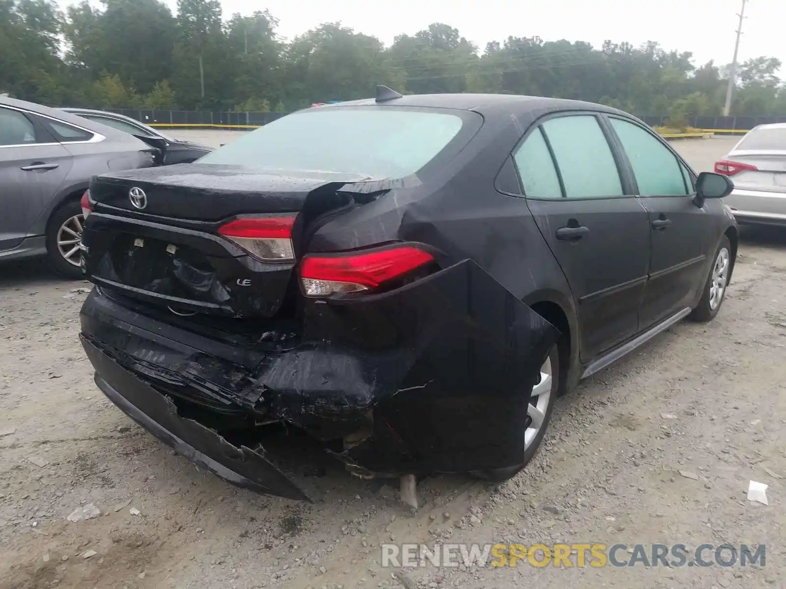 4 Photograph of a damaged car 5YFEPRAE1LP126734 TOYOTA COROLLA 2020