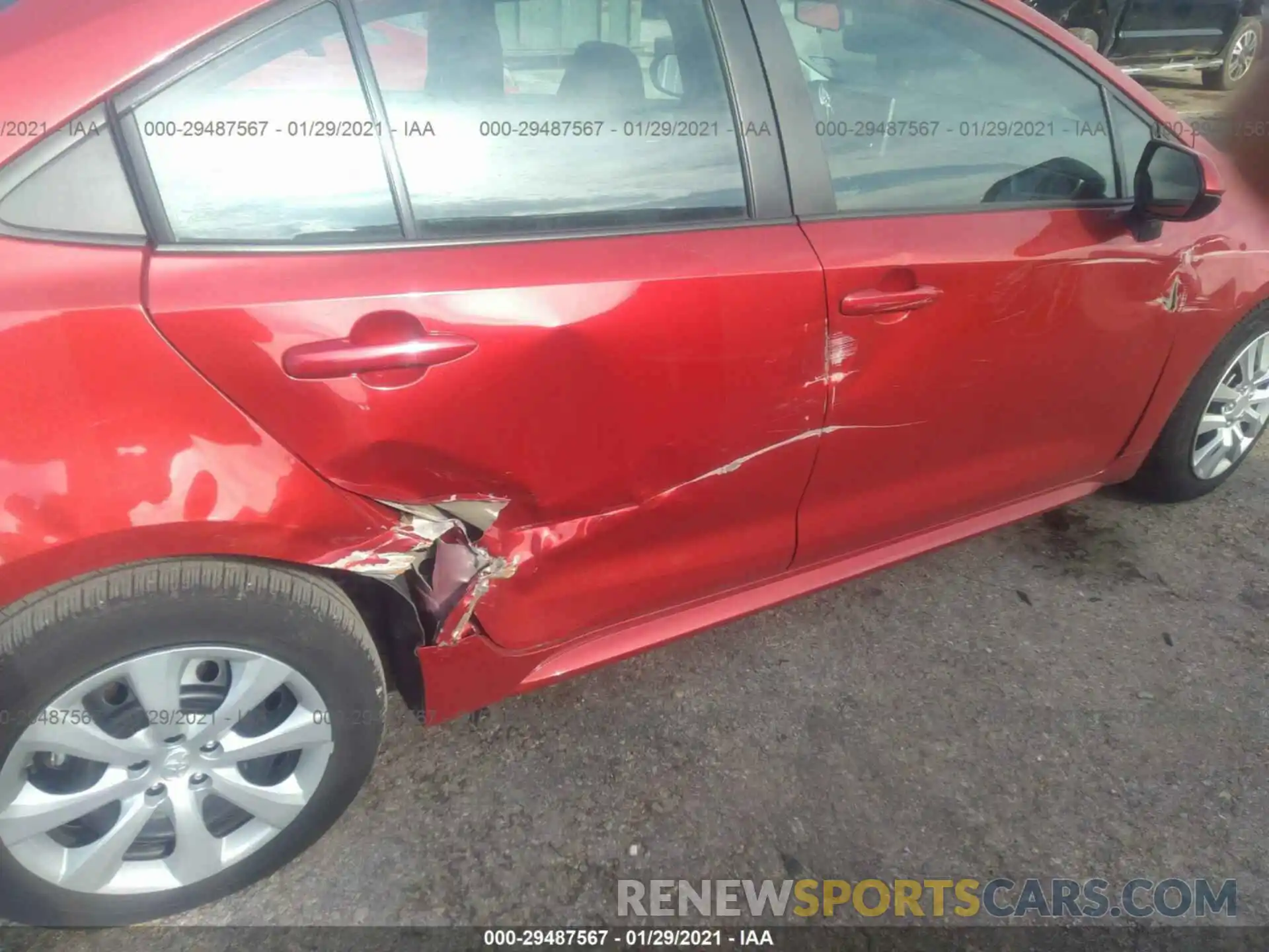 6 Фотография поврежденного автомобиля 5YFEPRAE1LP127866 TOYOTA COROLLA 2020