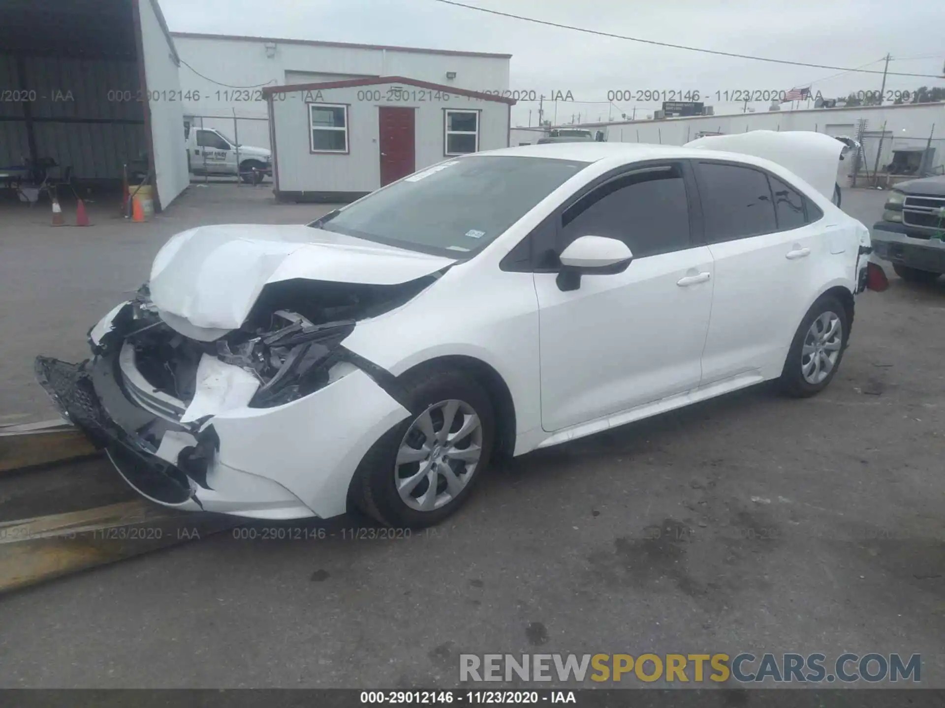 2 Photograph of a damaged car 5YFEPRAE1LP128192 TOYOTA COROLLA 2020