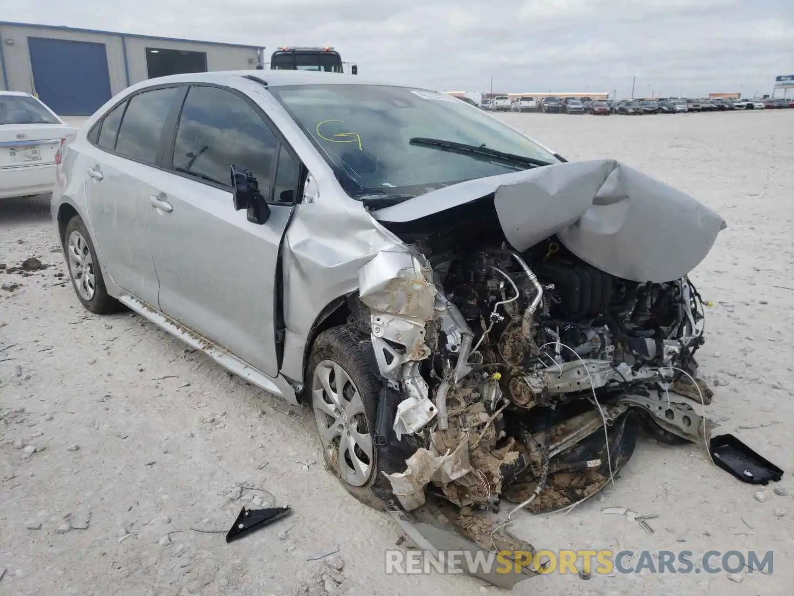 1 Photograph of a damaged car 5YFEPRAE1LP128872 TOYOTA COROLLA 2020