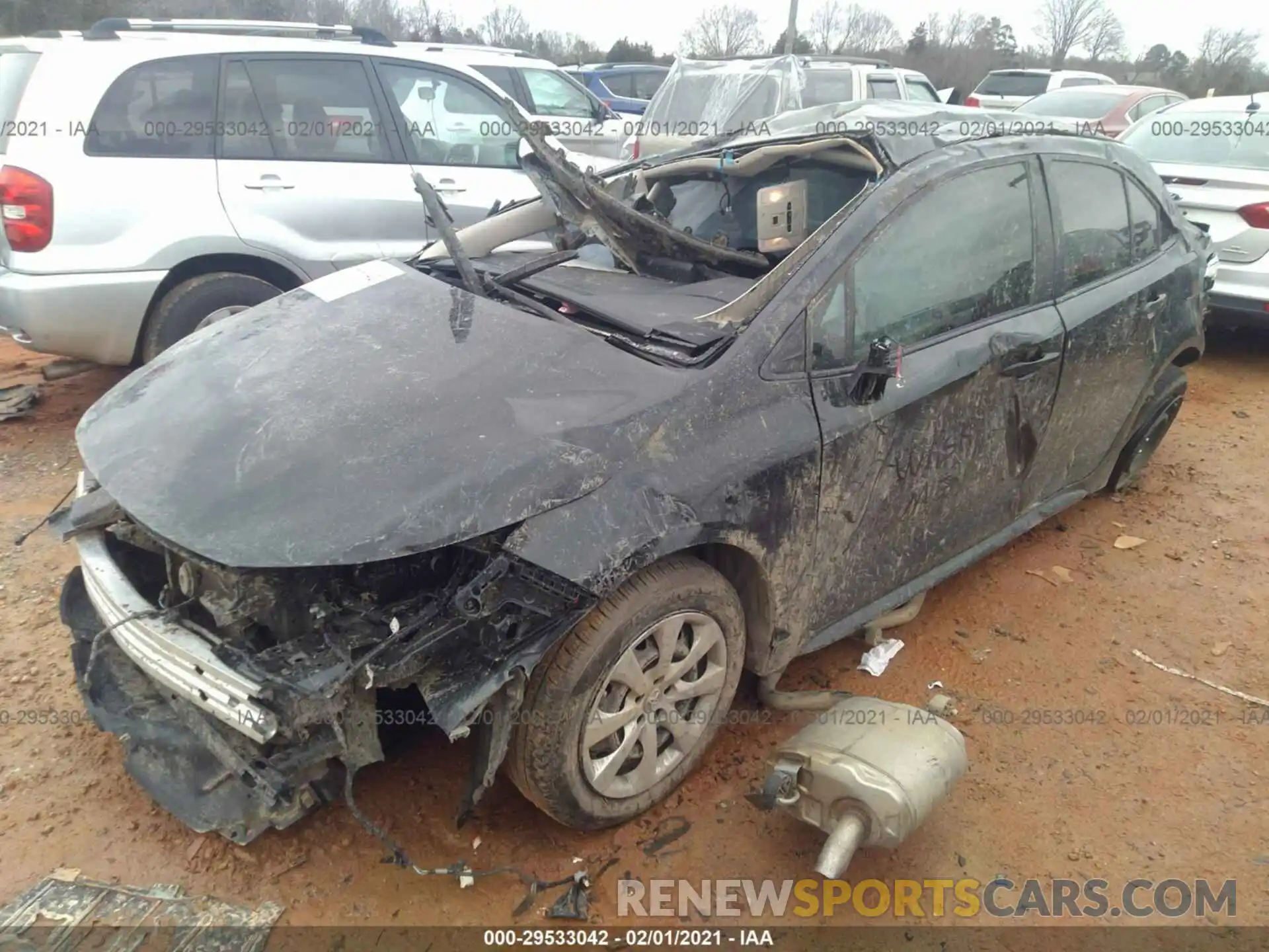2 Photograph of a damaged car 5YFEPRAE1LP128936 TOYOTA COROLLA 2020