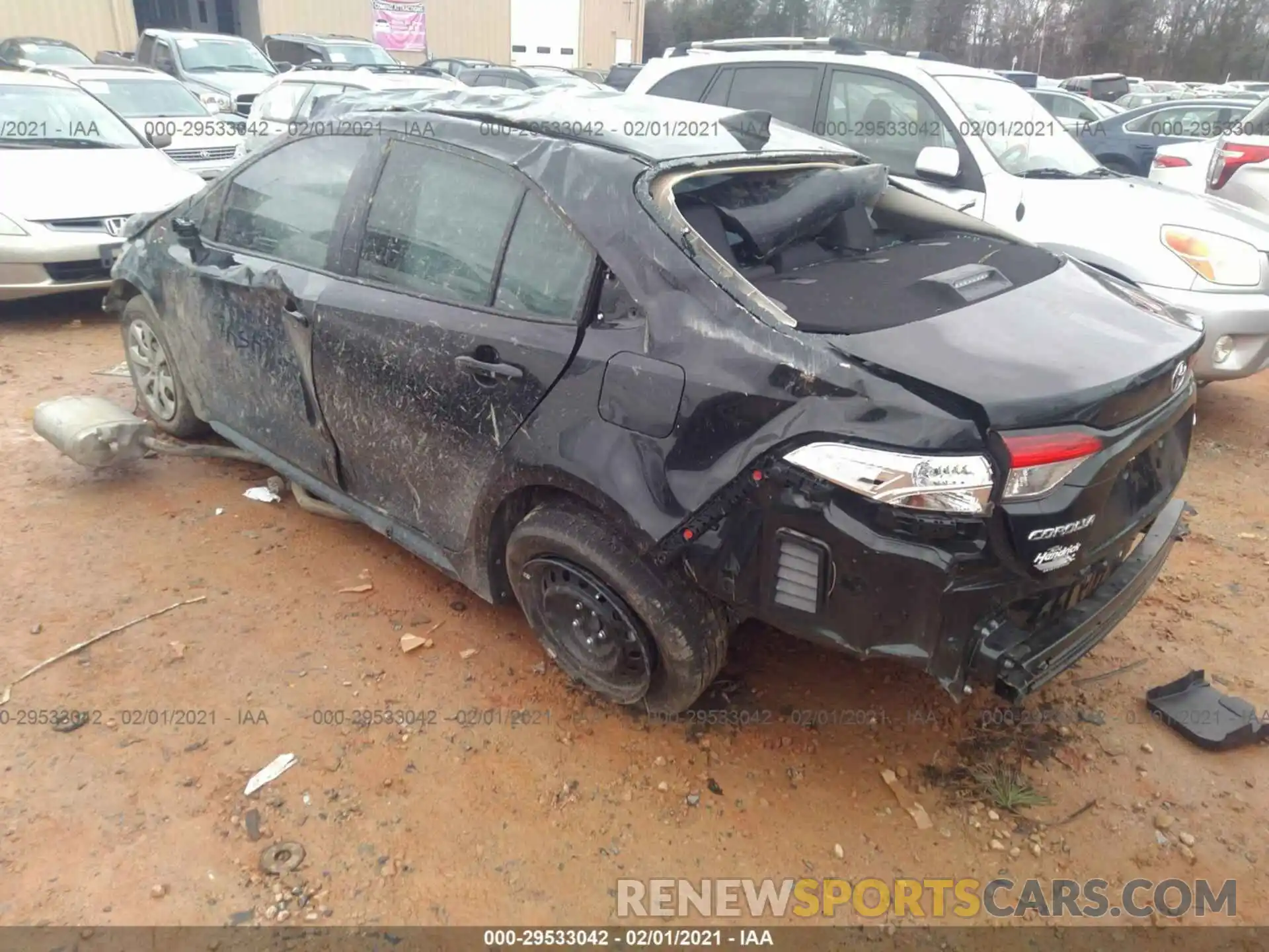 3 Photograph of a damaged car 5YFEPRAE1LP128936 TOYOTA COROLLA 2020