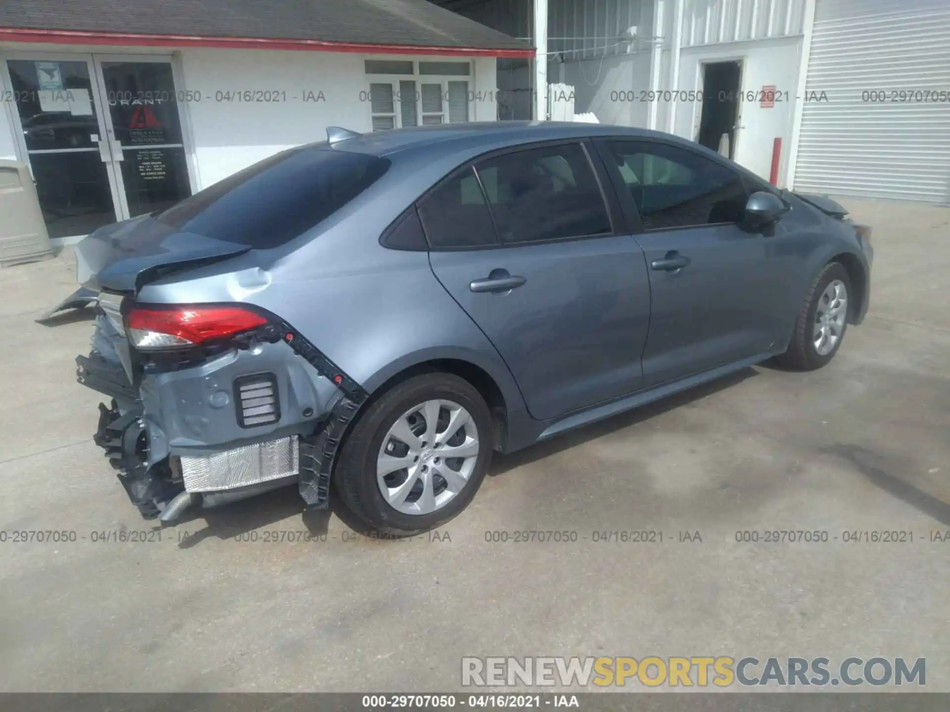 4 Photograph of a damaged car 5YFEPRAE1LP128967 TOYOTA COROLLA 2020