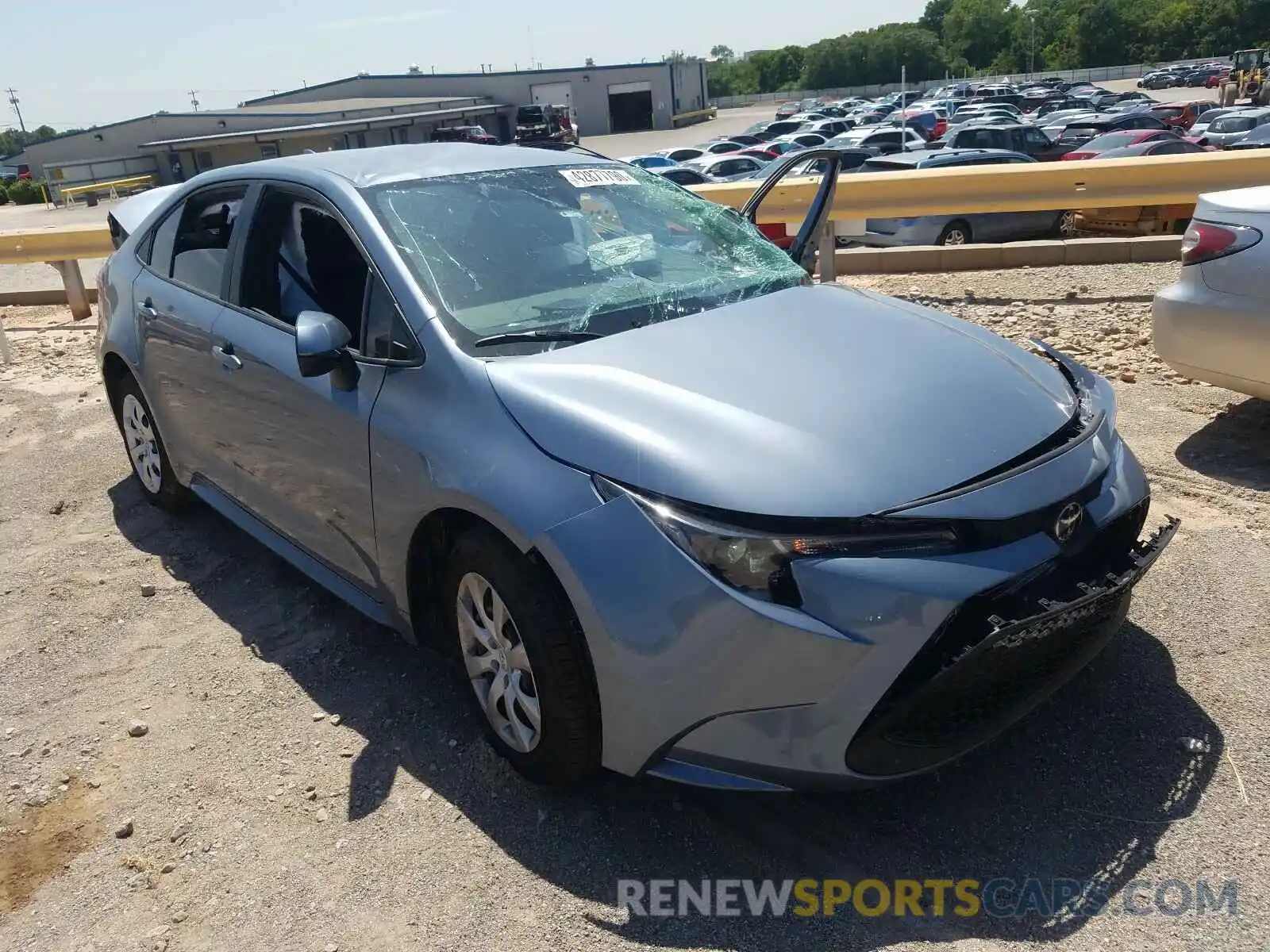 1 Photograph of a damaged car 5YFEPRAE1LP130671 TOYOTA COROLLA 2020