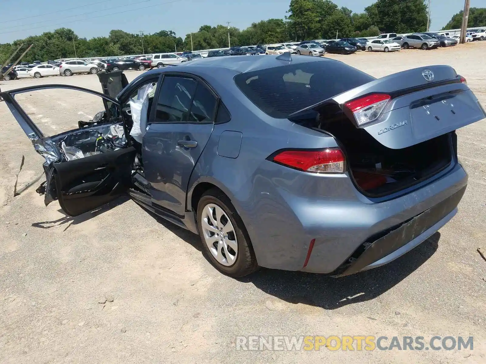 3 Photograph of a damaged car 5YFEPRAE1LP130671 TOYOTA COROLLA 2020