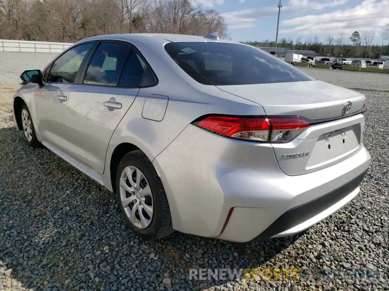 3 Photograph of a damaged car 5YFEPRAE1LP133960 TOYOTA COROLLA 2020