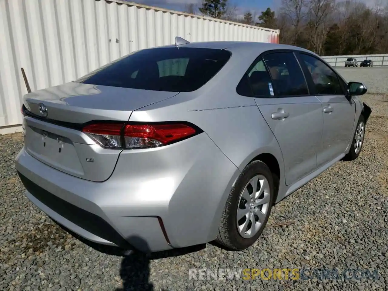 4 Photograph of a damaged car 5YFEPRAE1LP133960 TOYOTA COROLLA 2020