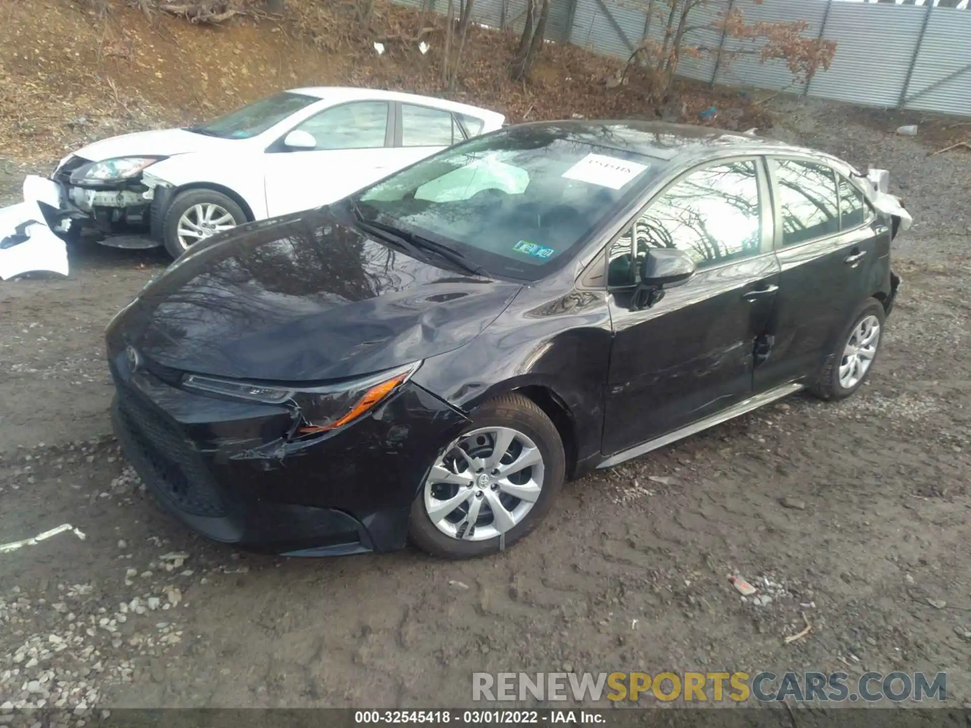 2 Photograph of a damaged car 5YFEPRAE1LP134106 TOYOTA COROLLA 2020