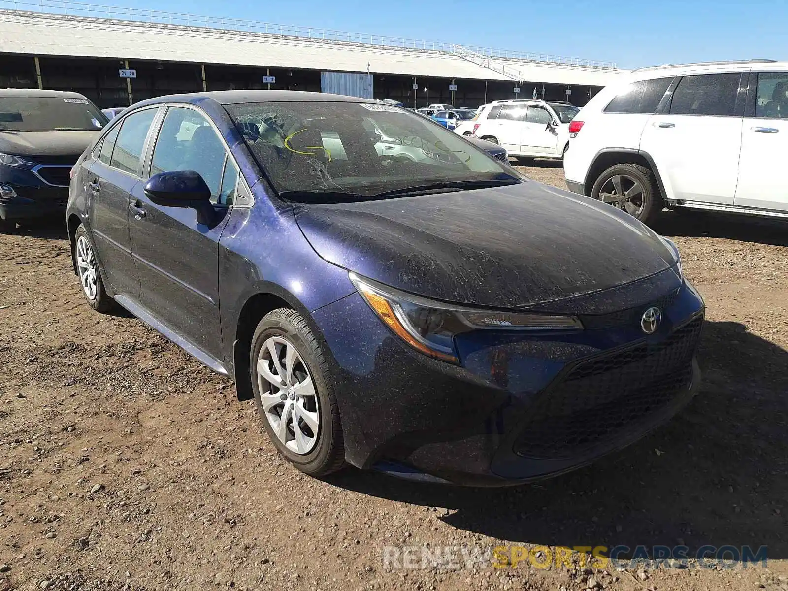 1 Photograph of a damaged car 5YFEPRAE1LP138396 TOYOTA COROLLA 2020