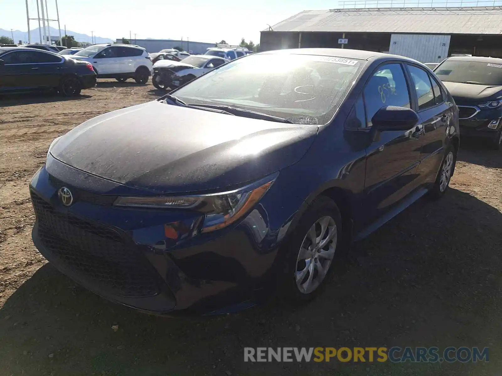 2 Photograph of a damaged car 5YFEPRAE1LP138396 TOYOTA COROLLA 2020