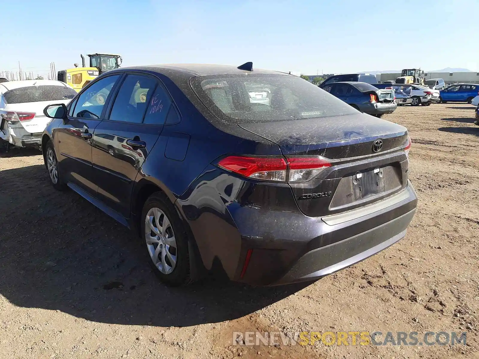 3 Photograph of a damaged car 5YFEPRAE1LP138396 TOYOTA COROLLA 2020