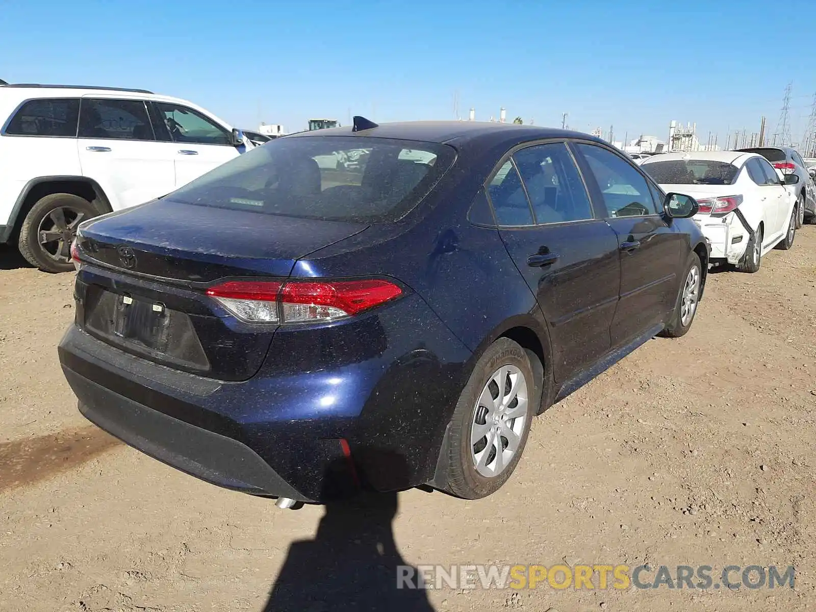 4 Photograph of a damaged car 5YFEPRAE1LP138396 TOYOTA COROLLA 2020