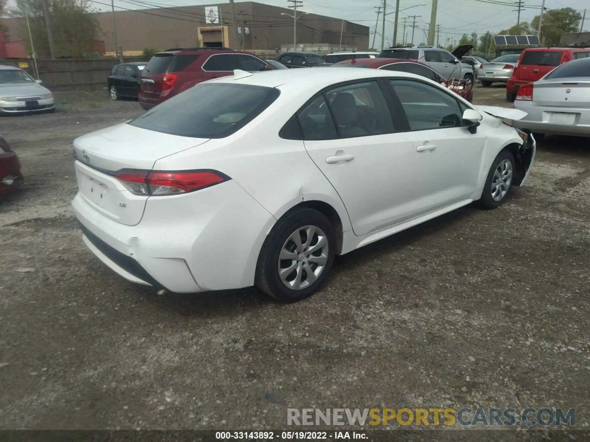 4 Photograph of a damaged car 5YFEPRAE1LP138849 TOYOTA COROLLA 2020