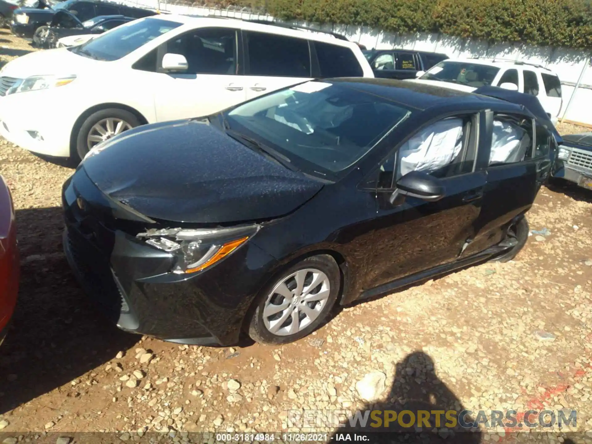 2 Photograph of a damaged car 5YFEPRAE1LP140519 TOYOTA COROLLA 2020