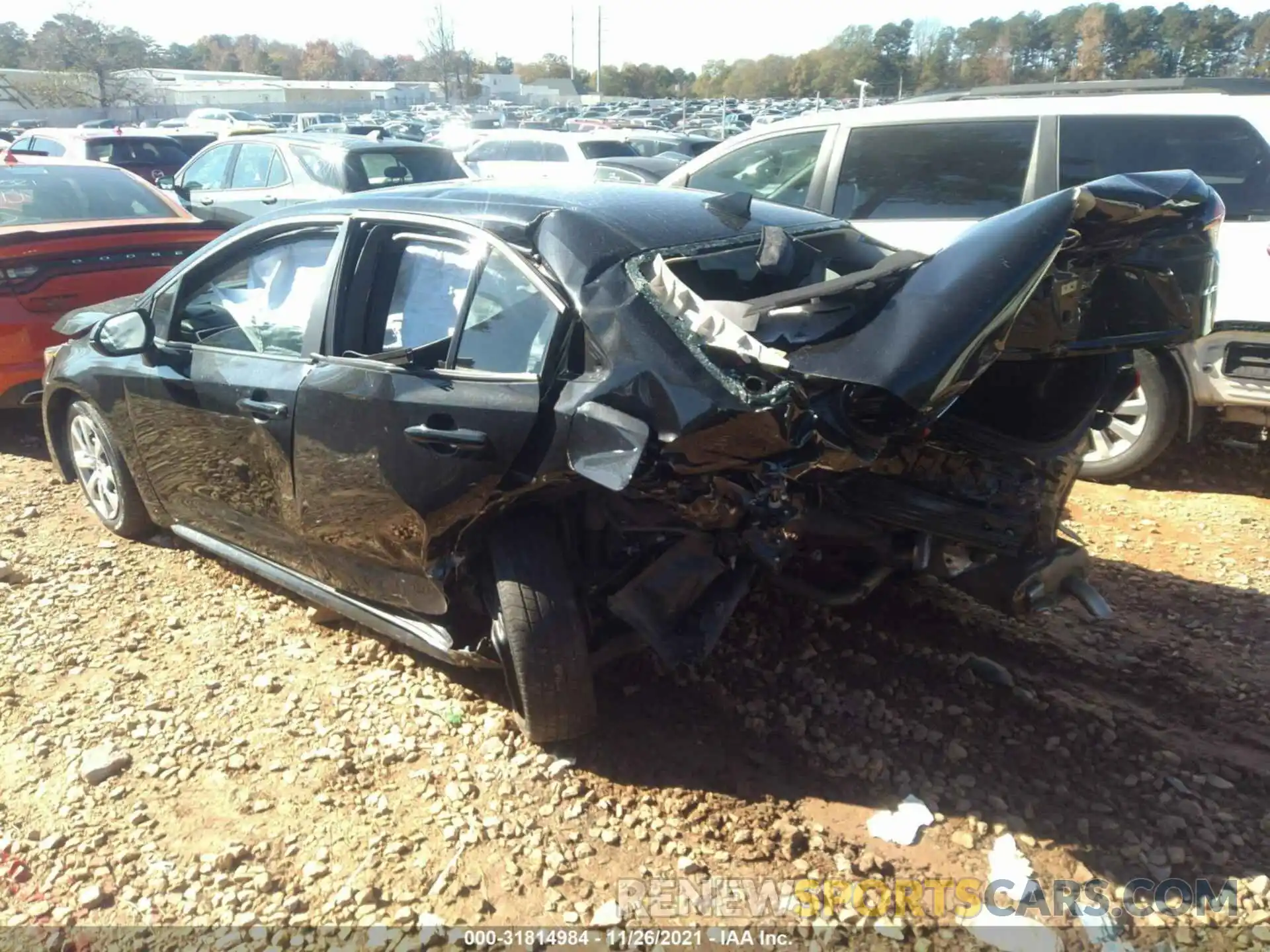 3 Photograph of a damaged car 5YFEPRAE1LP140519 TOYOTA COROLLA 2020