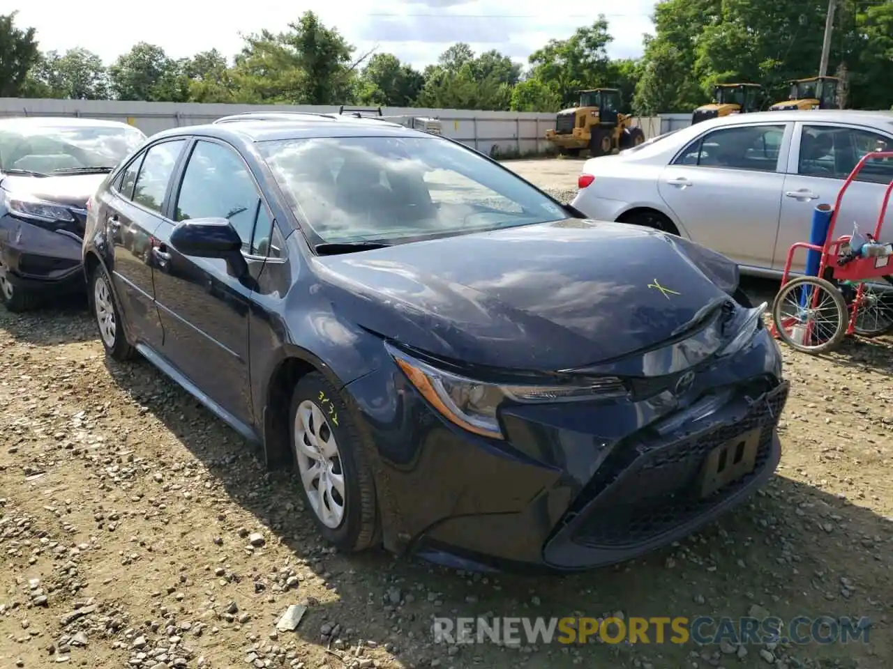 1 Photograph of a damaged car 5YFEPRAE1LP141024 TOYOTA COROLLA 2020