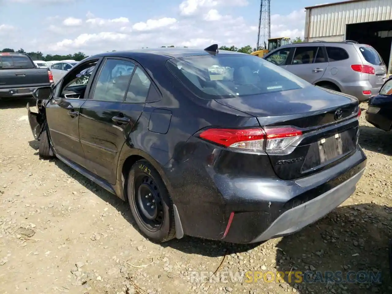 3 Photograph of a damaged car 5YFEPRAE1LP141024 TOYOTA COROLLA 2020