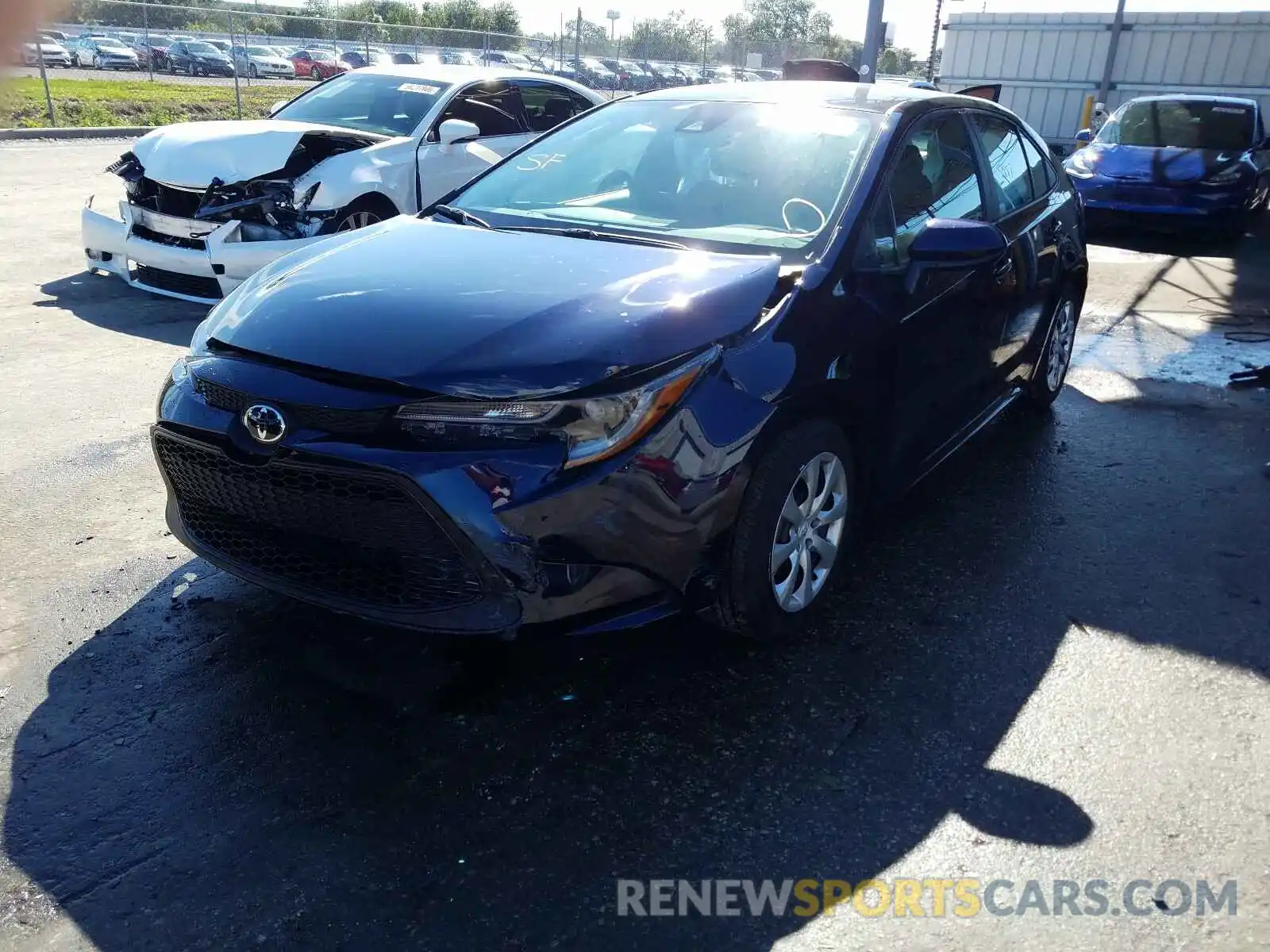 2 Photograph of a damaged car 5YFEPRAE1LP144859 TOYOTA COROLLA 2020