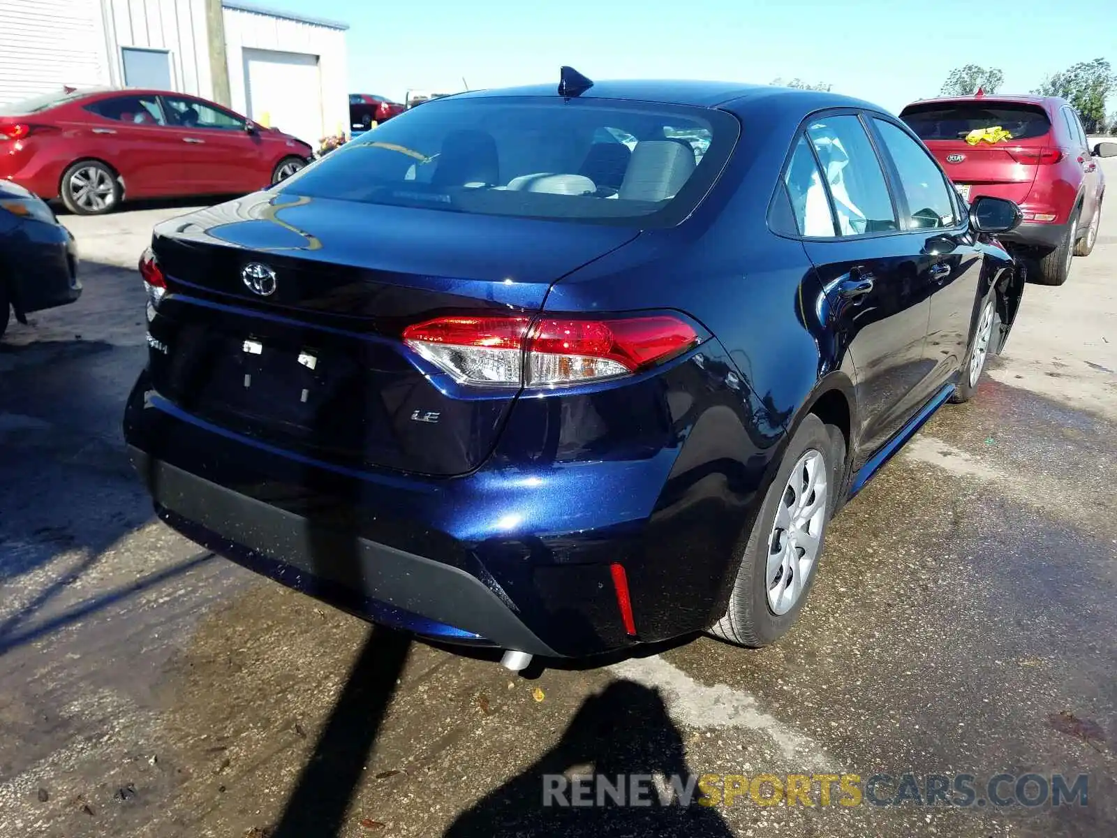 4 Photograph of a damaged car 5YFEPRAE1LP144859 TOYOTA COROLLA 2020