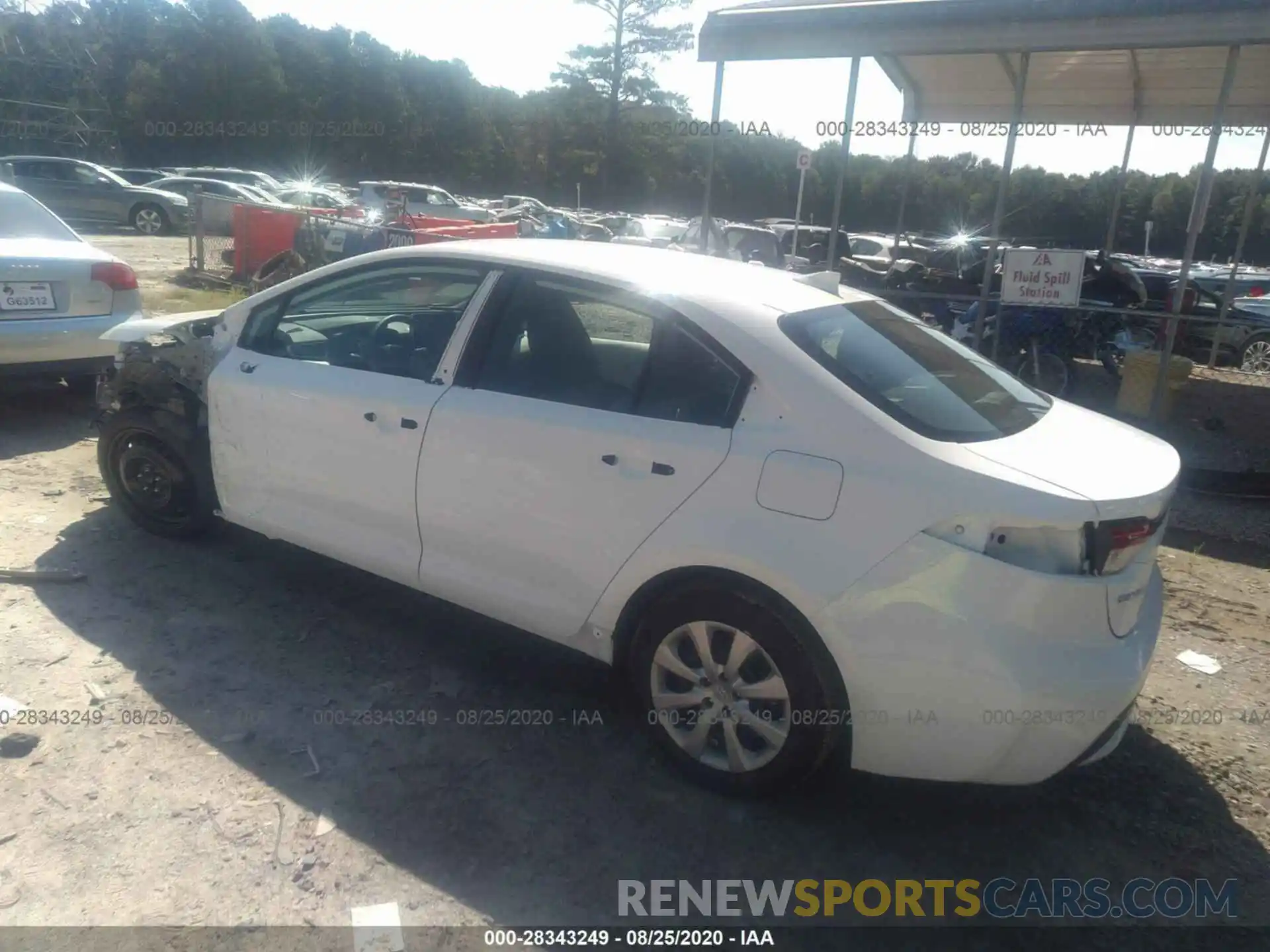 3 Photograph of a damaged car 5YFEPRAE1LP145039 TOYOTA COROLLA 2020